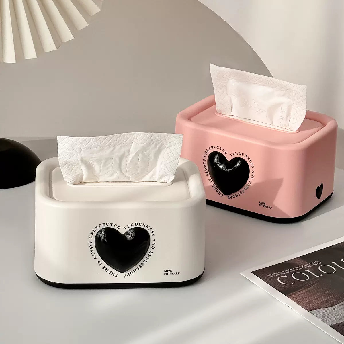 Heart-Shaped Tissue Box