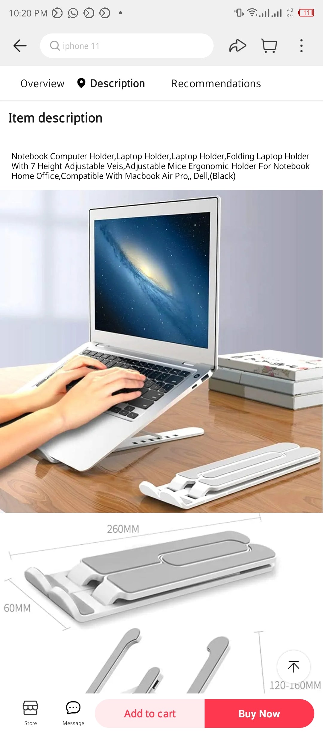 Adjustable Laptop Stand