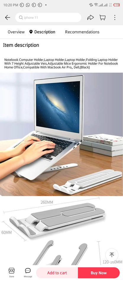 Adjustable Laptop Stand