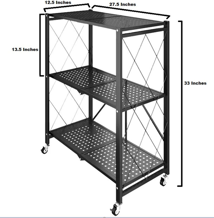 Foldable Kitchen Trolley Premium Quality