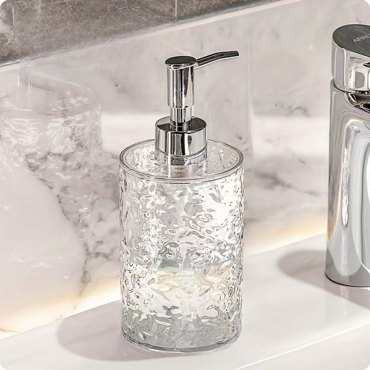 Luxury Water Ripple Plastic Soap Pump Dispenser