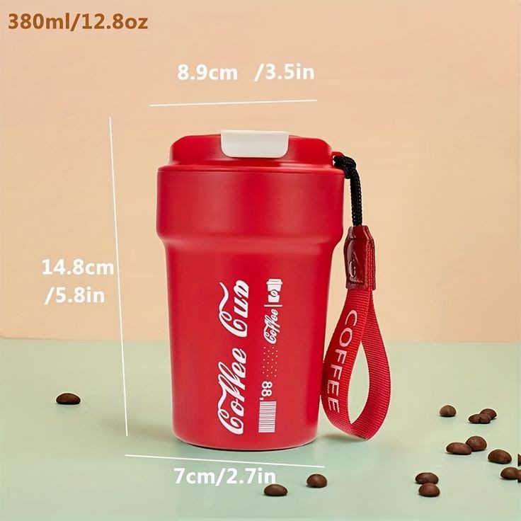 Stainless Steel Coke Design Coffee Mug