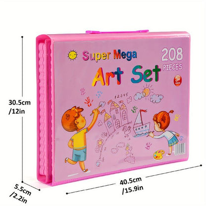 208 Pieces Children's Art Drawing Set