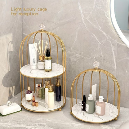 Nordic Style Bird Cage Makeup Storage Rack