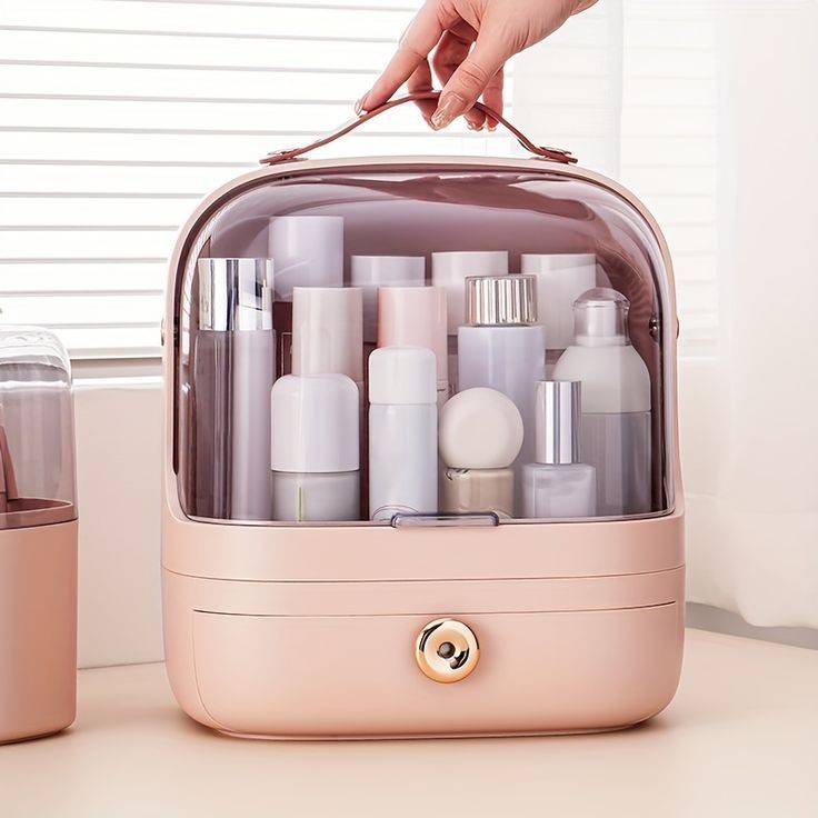 Large Capacity Dustproof Cosmetics Organizer