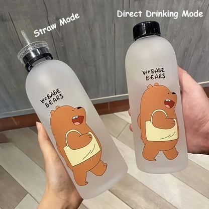 We Bare Bear Water Bottle