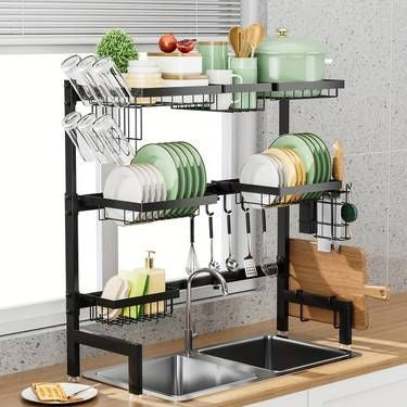 Double Layer Sink Rack