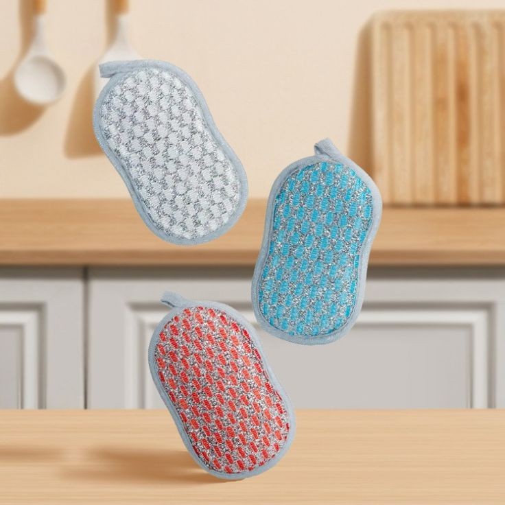 2 Sided Scrub Sponge Dishwasher (2pcs)