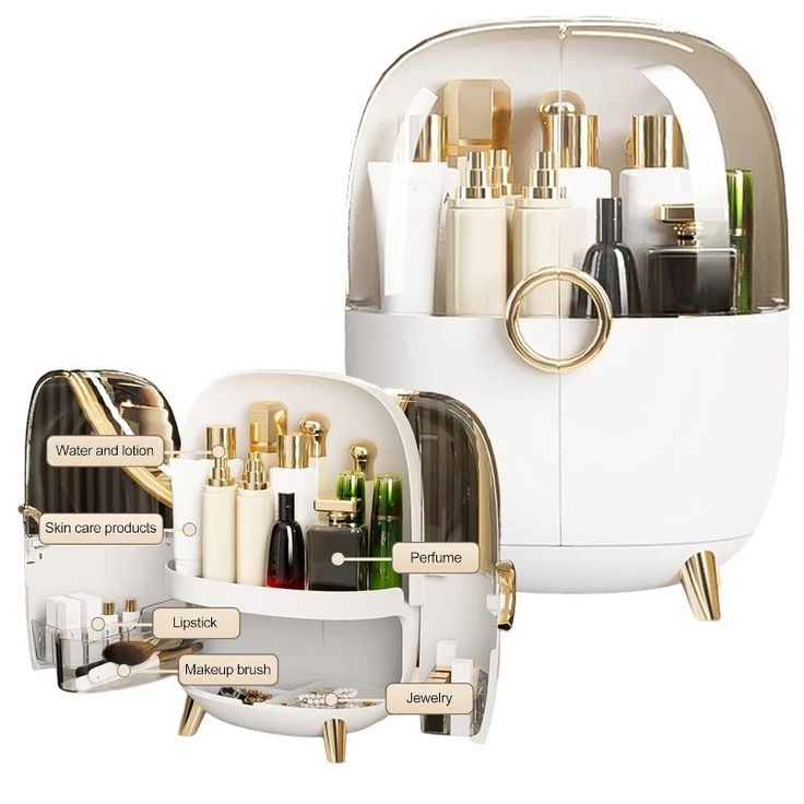 Luxury Dustproof Cosmetics Organizer