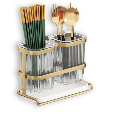 Luxury 2 Grid Kitchen Cutlery Holder