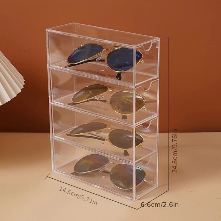 4 Layer Acrylic Drawer Storage Box