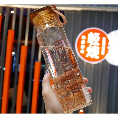 Beautiful Glass Water Bottle