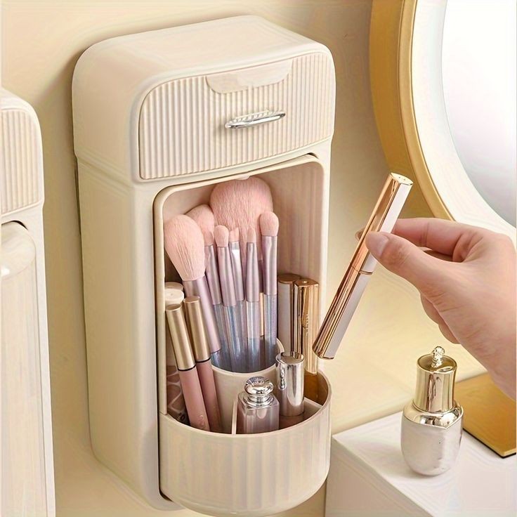 Luxury Wall Mounted Cosmetics Storage Box