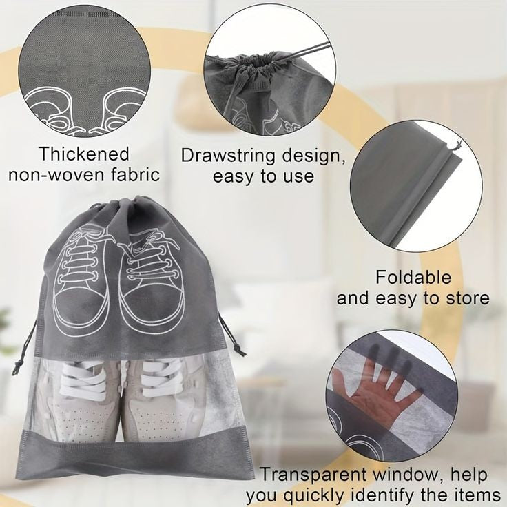 Non-Woven Fabric Shoe Bag (1Pc)