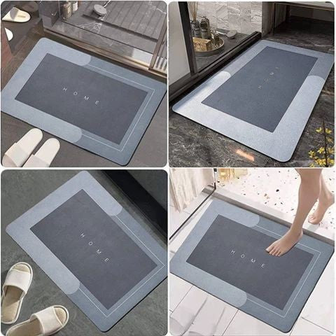 Nonslip Anti Absorbent Bathroom Mat Square