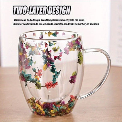 Double Wall Trendy Glass Mug