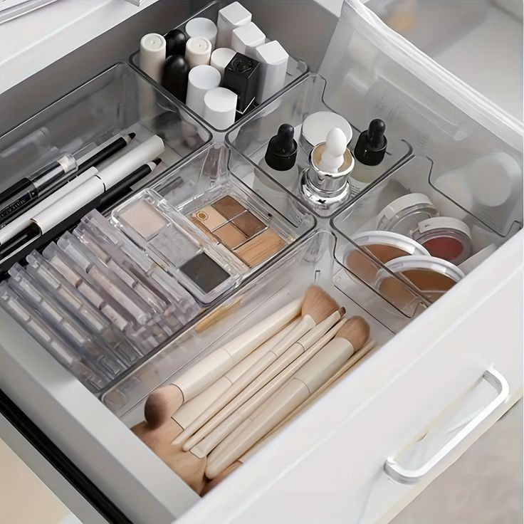 4Pcs Drawer Storage Organizer