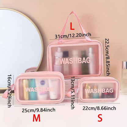 Set of 3 Travel Cosmetics Bag