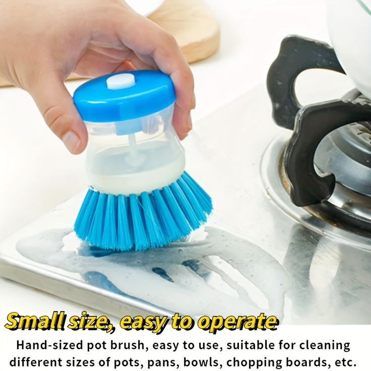 Automatic Liquid Dishwashing Brush