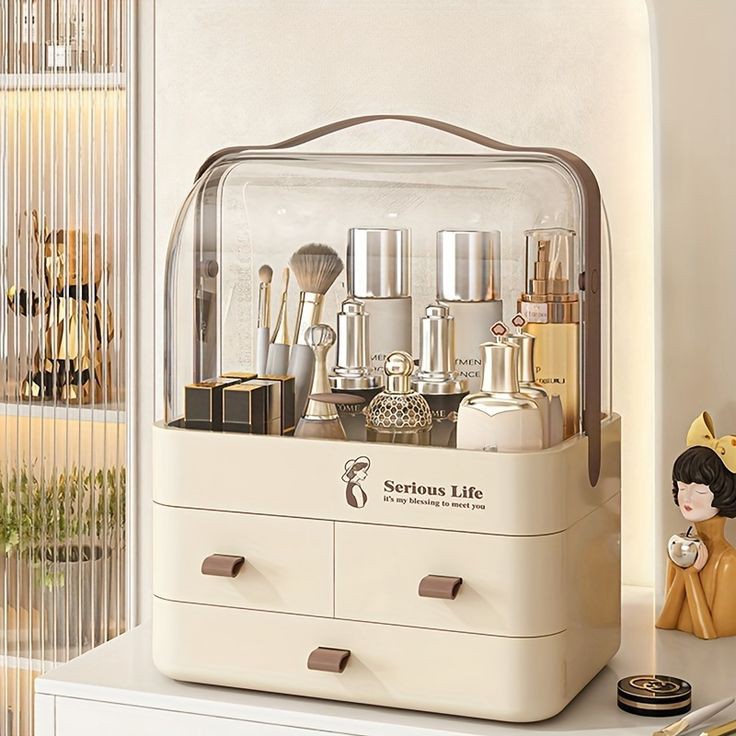 Cosmetic Organizer With Drawer