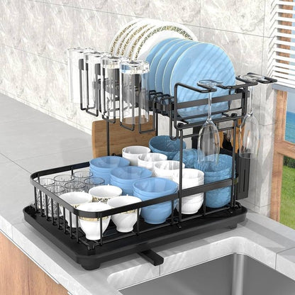 2 Tier Dish Drying Rack