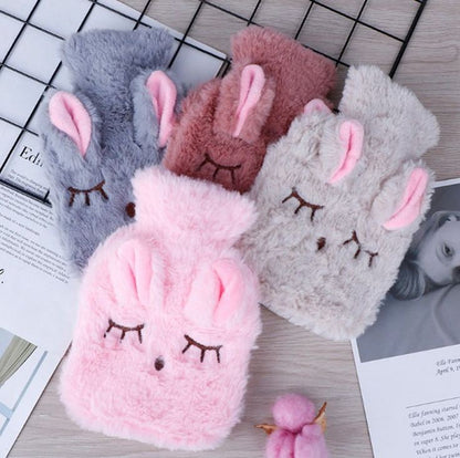 Cute Animal Fluffy Hot Water Bag