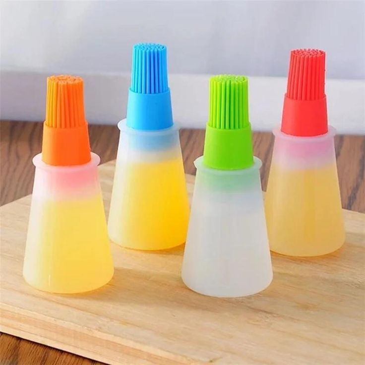 Silicone BBQ Oil Brush Bottle