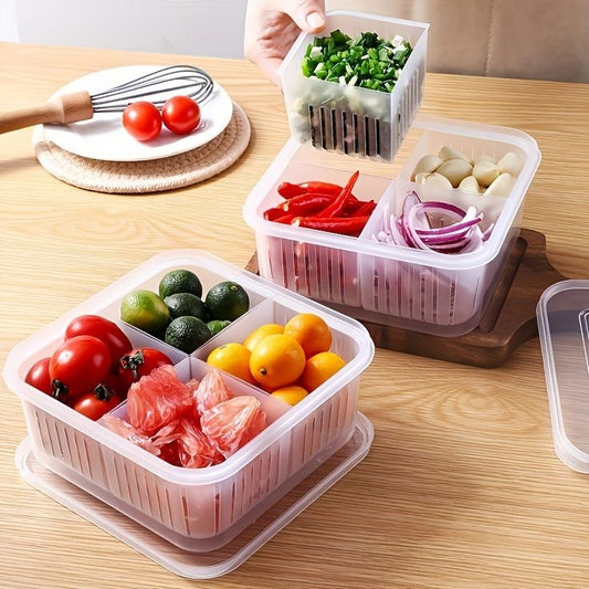 4 In 1 Vegetable & Fruit Draining Box