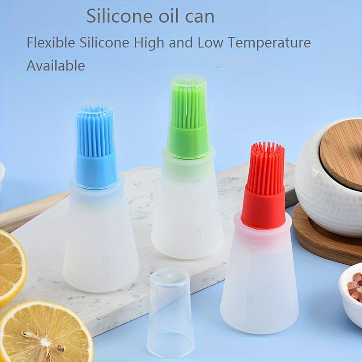 Silicone BBQ Oil Brush Bottle