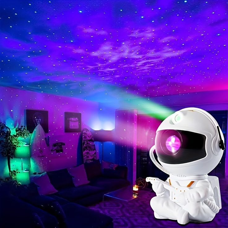 Galaxy Night Light Astronaut Lamp