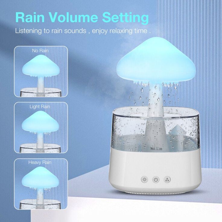 Mushroom Rain Cloud Humidifier