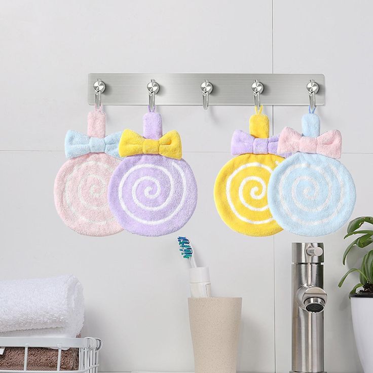 Candy Lollipop Shape Hand Cleaning Towel