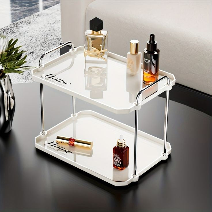 Nordic 2 Layer Luxury Cosmetics Organizer