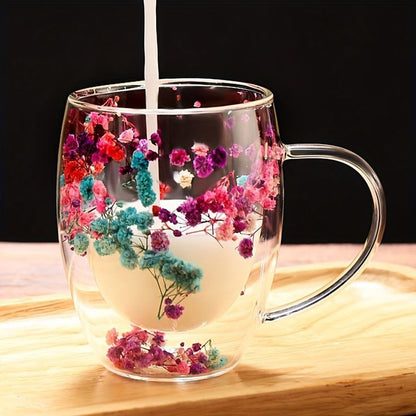 Double Wall Trendy Glass Mug