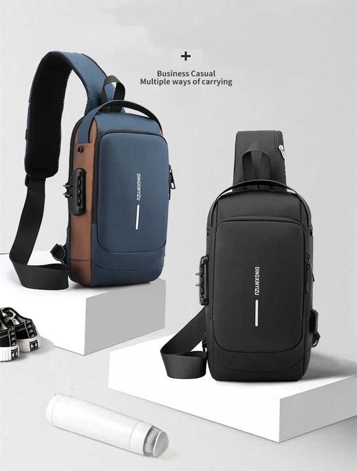 Shoulder Bag With USB Charging Port