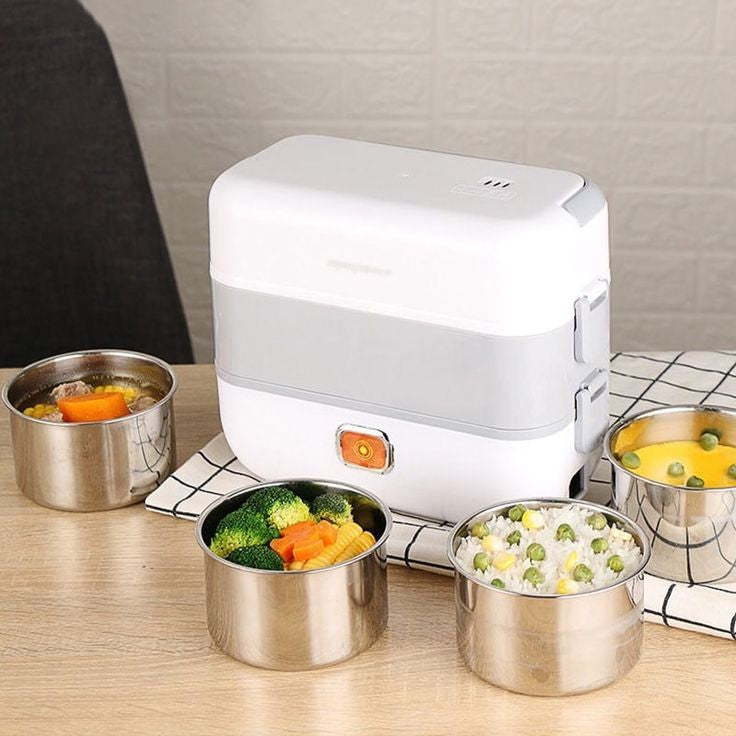 2 Layer Portable Electric Lunch Box