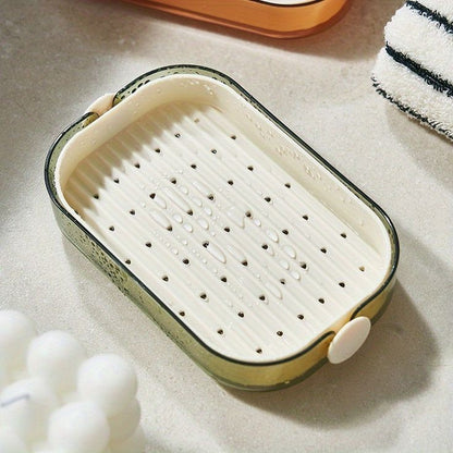 Plastic Double Layer Drain Soap Dish