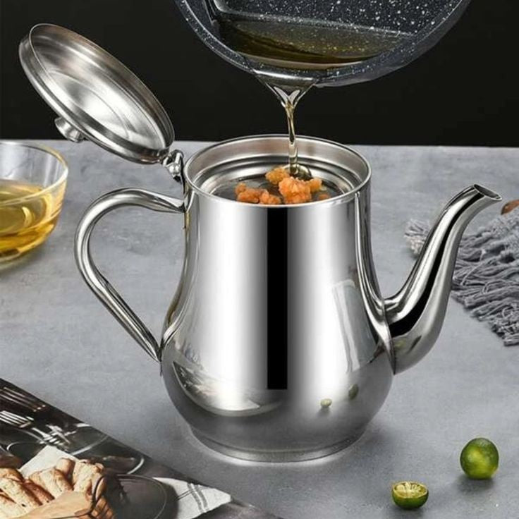 Stainless Steel Oil Strainer Pot