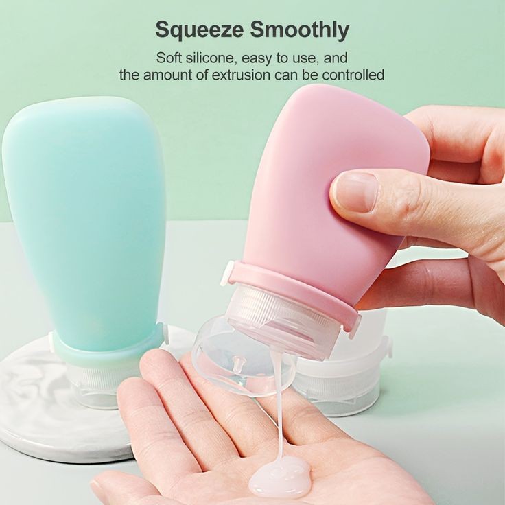 Lotion And Shampoo Silicone Travel Bottle