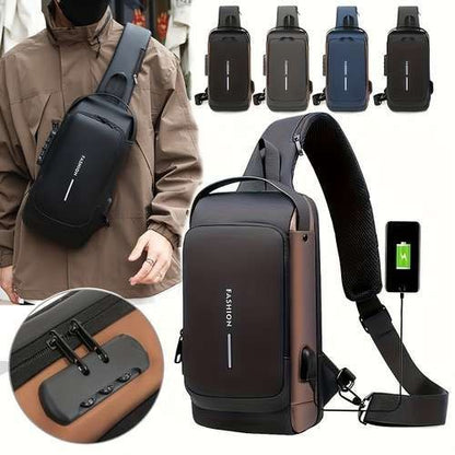 Shoulder Bag With USB Charging Port