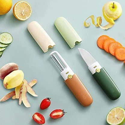 Portable 2 in 1 Knife With Peeler