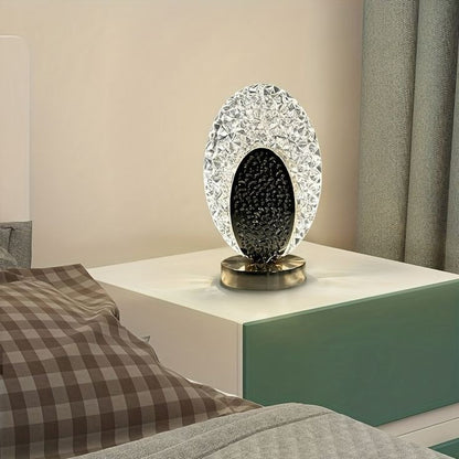 Rechargeable LED Crystal Table Lamp