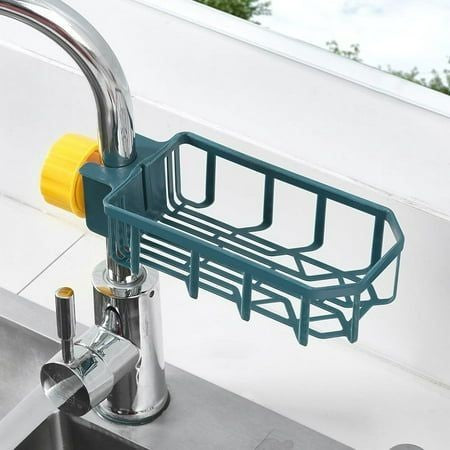 Faucet Side Soap And Sponge Dispenser