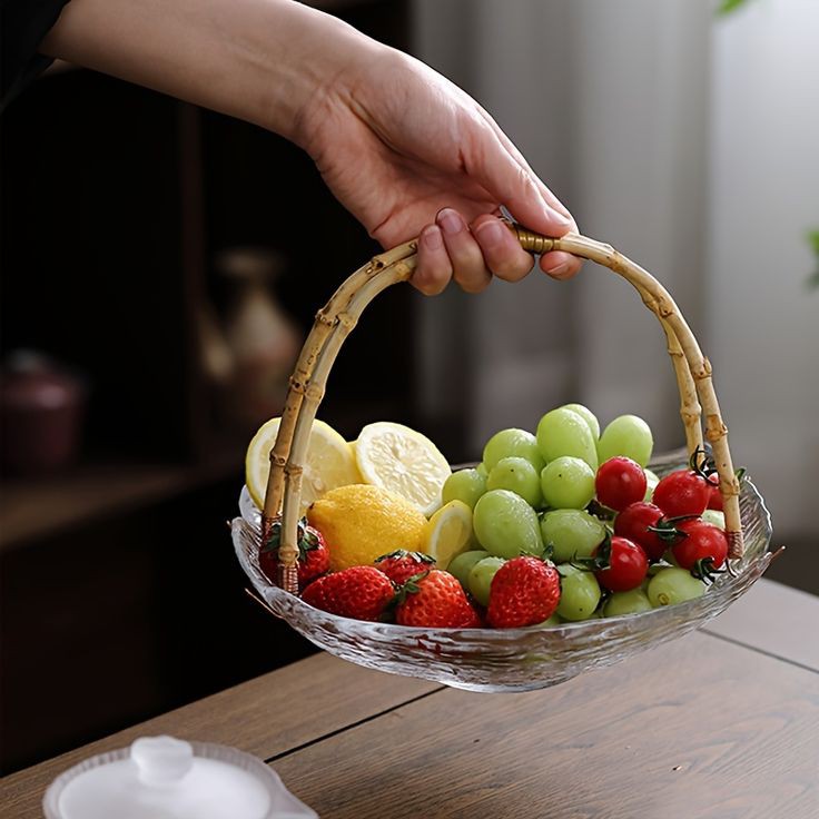 Portable Acrylic Dry Fruit Tray