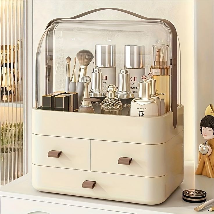 Cosmetic Organizer With Drawer