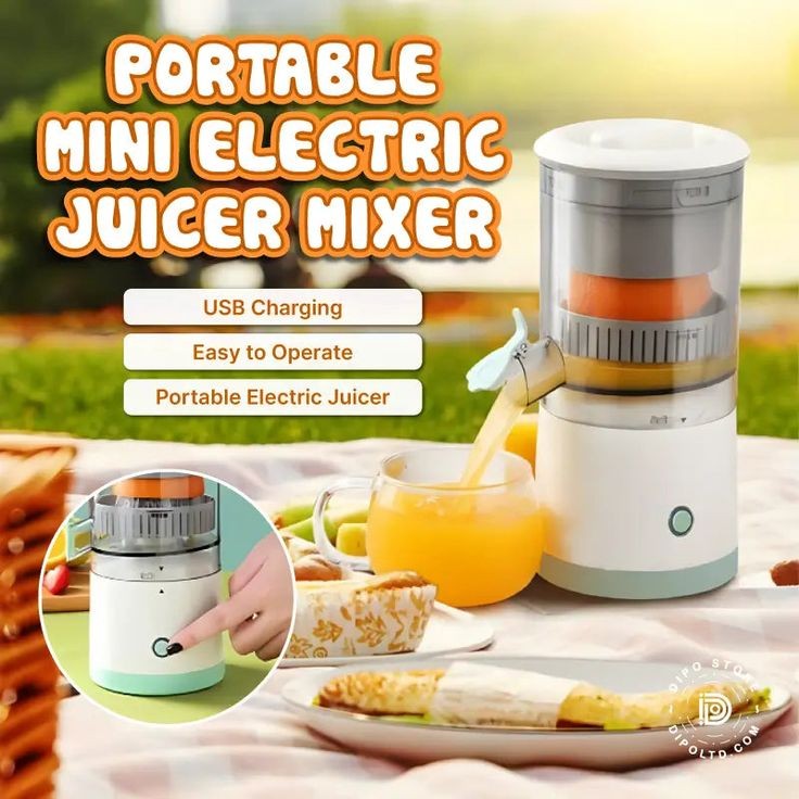 Rechargeable USB Citrus Blender