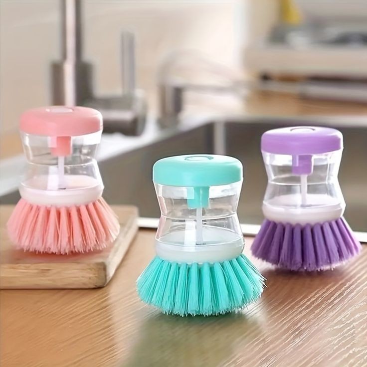 Automatic Liquid Dishwashing Brush