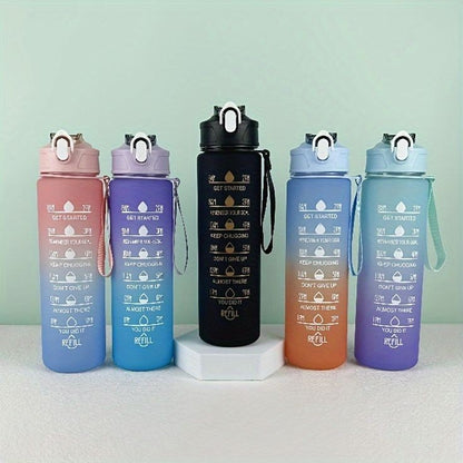 Large Capacity Gradient Water Bottle