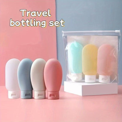 Silicone Travel Bottles Set 3pcs