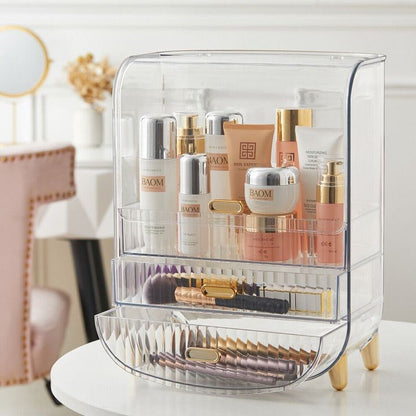 Large Capacity Transparent Cosmetics Organizer